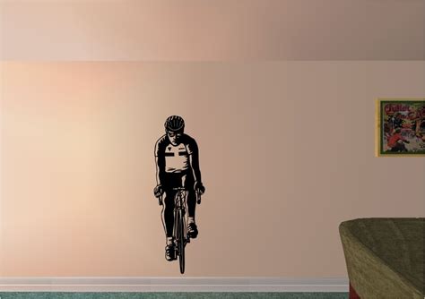 Vinyl Wall Decals Cyclist Sticker