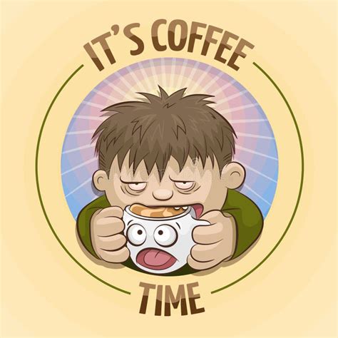 Sleepy Coffee Stock Illustrations 977 Sleepy Coffee Stock