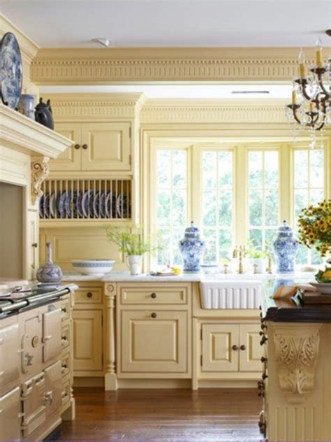 French Country Kitchen Blue And Yellow Hawk Haven