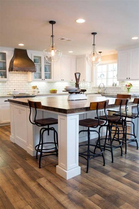 19 Must See Practical Kitchen Island Designs With Seating Amazing Diy Interior And Home Design