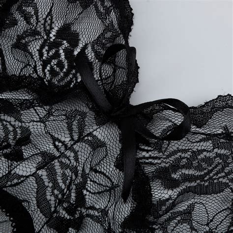 Jeashchat Lingerie For Women Sexy Naughty Women Sexy Lace Black Lingerie Thong Set Sleepwear