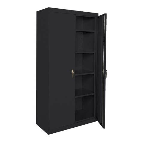 5 out of 5 stars. Tall wood storage cabinets with doors and shelves | Shoe ...