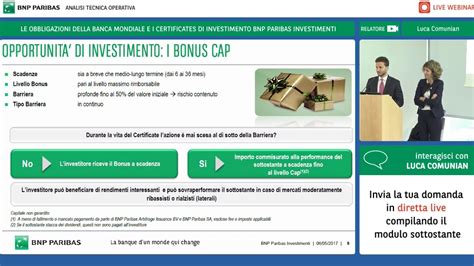 Ha approvato l'8 aprile u.s. LE OBBLIGAZIONI DELLA BANCA MONDIALE E I CERTIFICATES DI ...