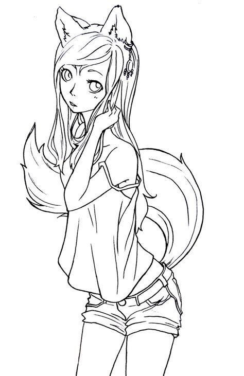 Terpopuler 32 Anime Girl Drawing With Ears