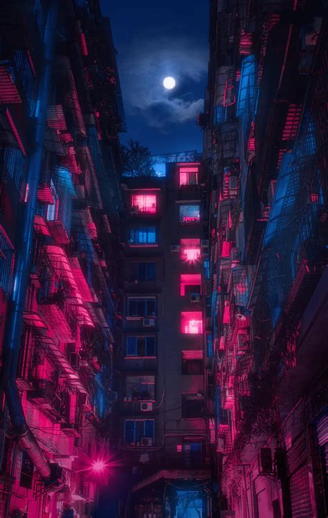 100 Cyberpunk Pictures Hd Download Free Images On Unsplash Neon Wallpaper City