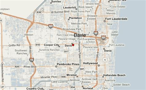 29 Map Of Davie Florida Maps Database Source