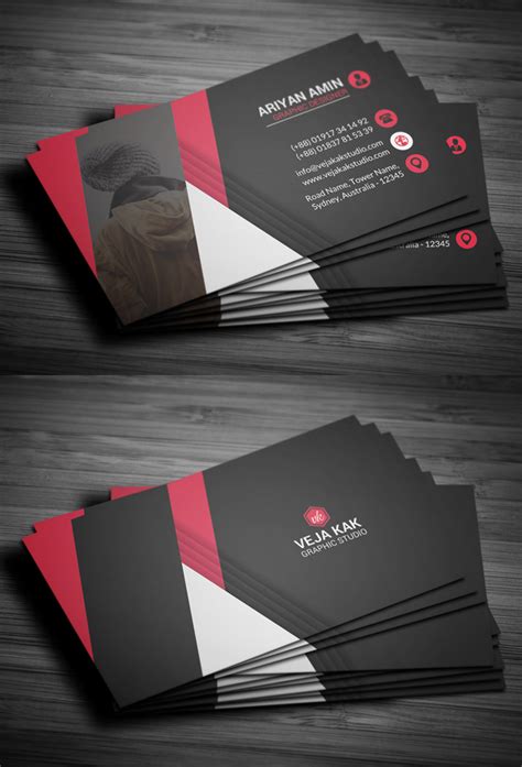 professional business card psd templates design
