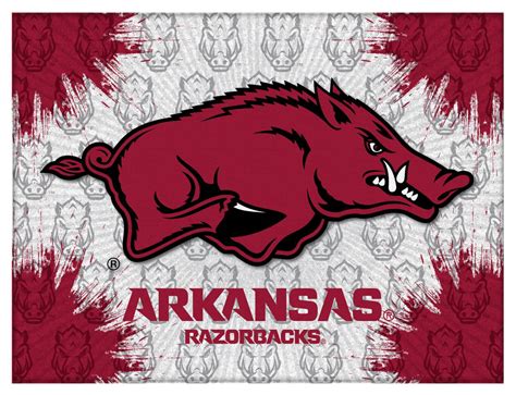 Arkansas Razorbacks Logo Canvas Print