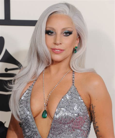 13 silver looks that prove gray hair is glamorous with images long hair styles lady gaga