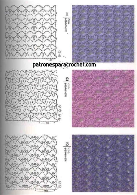 200 Patrones Crochet De Puntos