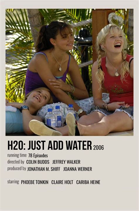 H20 Just Add Water In 2021 Movie Posters Minimalist Film Posters