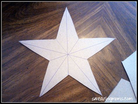 3d Stars Made Out Of Cardboard Swearingmoms