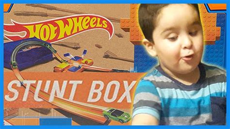hot wheels track builder stunt box fun toy unboxing review and showcase youtube