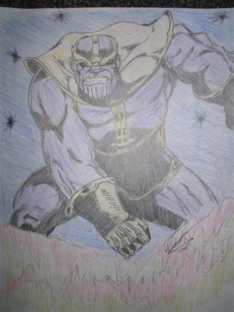 Thanos In Douglas Smiths My Art Page 2 Thanos Comic Art Gallery Room