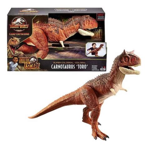 Dinosaurio Carnotauro Super Colossal Jurassic World 92 Cm Mercadolibre