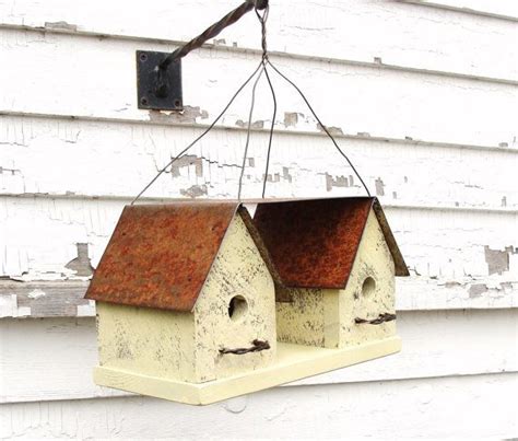 Outdoor Birdhouse Our Wooden Decorative Bird House With Breezeway