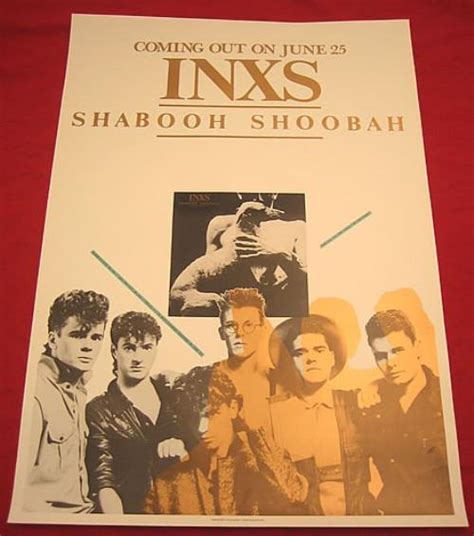 Inxs Shabooh Shoobah Japanese Promo Poster 351291
