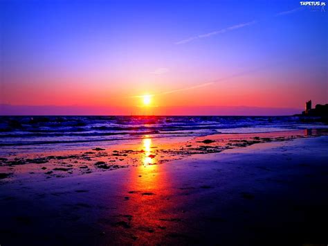 Morze Zachód Słońca
