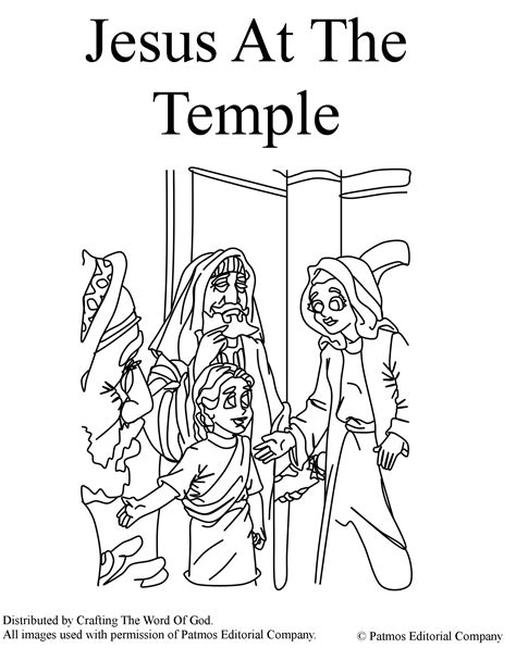 Jesus At The Temple- Coloring Page | Jesus coloring pages, Coloring pages, Coloring pages for kids