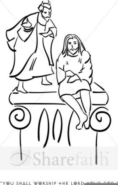 Satan Tempts Jesus Clipart Free Images At Vector Clip Art Online Royalty Free