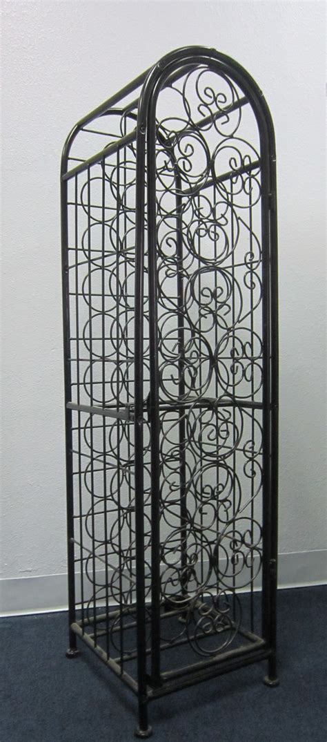 Wine cabinets are wine storage solutions designed to effectively store your wine collection. Wrought Iron Wine Rack Cabinet, showcases 33 bottles ...