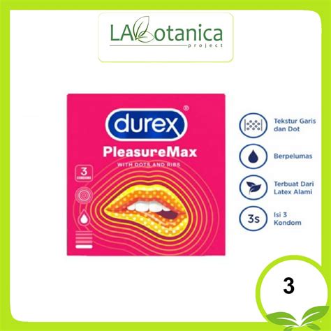 Jual Kondom Durex Pleasuremax Isi 3 Indonesiashopee Indonesia