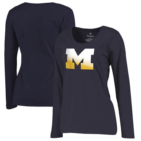 Michigan Wolverines Fanatics Branded Womens Plus Sizes Gradient Logo