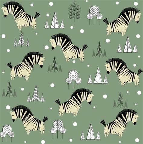 Zebra Background Repeating Colored Icons Ai Eps Vector Uidownload