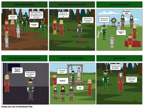 Robin Hood Storyboard By 77c2332a