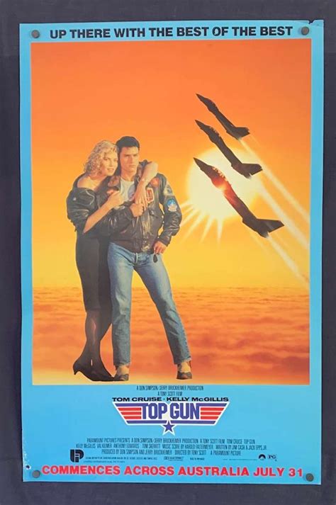 All About Movies Top Gun Movie Poster Original Rolled Special Advance