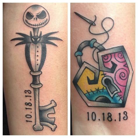 Jack And Sally Locket Tattoo Saltzmanshoots