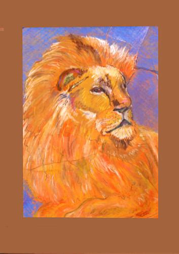 Lion King Drawing By Karen Camden Welsh Fine Art America