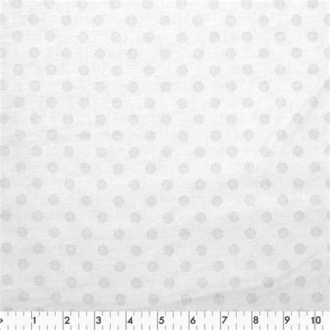Fabric Creations Gray Polka Dots Cotton Fabric By The Metre Walmart
