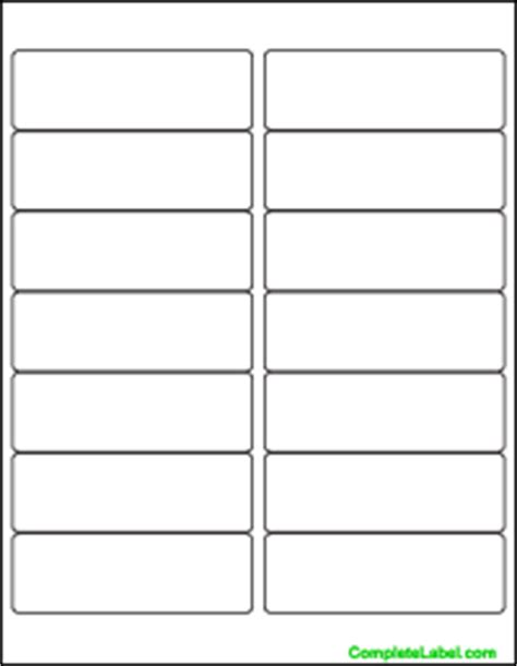 Find a suitable template on the internet. Address Labels, 4" x 1.33" - Item # DT-100 - similar to ...