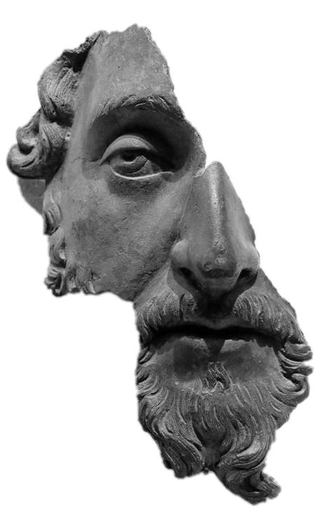 Sticker Cutout Head Sculpture Greek Sticker By Ryyukhai