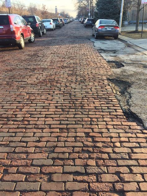 Brick Paved Streets And Alleys Preservationchicago Brick Paving