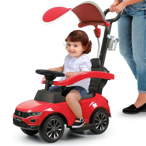 Tobbi Kids Ride On Push Car Portable 3 In 1 Riding Push Car Toy T W