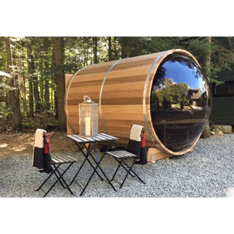 Dundalk Leisure Craft Panoramic View Cedar Barrel Sauna My Sauna World