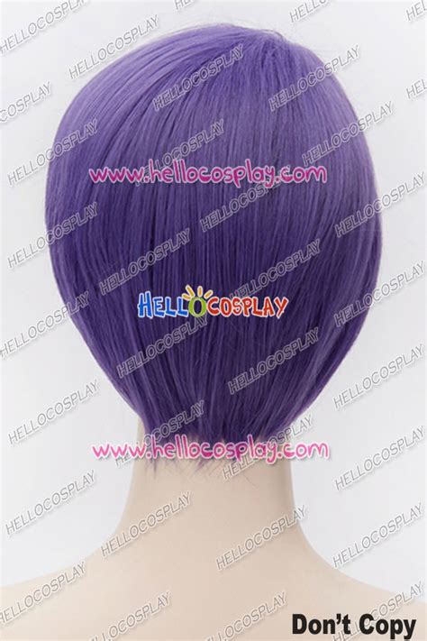 tokyo ghoul shuu tsukiyama cosplay wig purple short straight