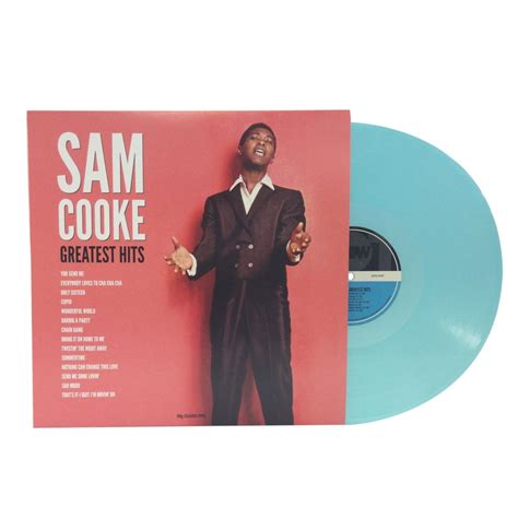 Sam Cooke Greatest Hits Compilation 180g Electric Blue Vinyl The Vinyl Store