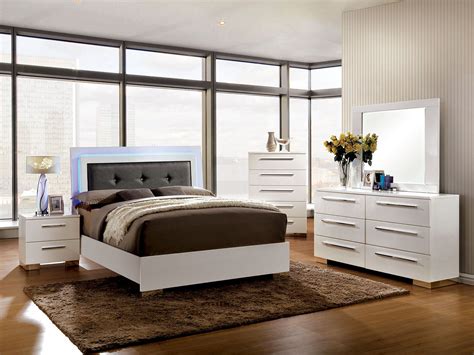 Clementine Smooth White Youth Upholstered Bedroom Set By Furniture Of America Stopbedrooms