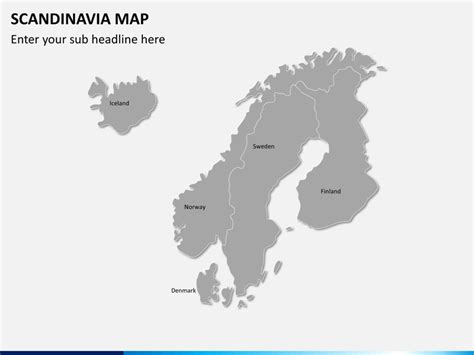 Scandinavianordic Countries Map Powerpoint Sketchbubble