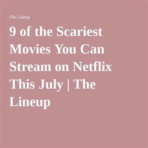 , the movie gained minor notoriety when it first landed on netflix because of a few viewers finding it overly scary. 9 of the Scariest Movies You Can Stream on Netflix This ...