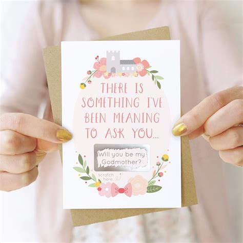 Paper Wedding & Engagement Cards Custom Fairy Godmother Asking Card