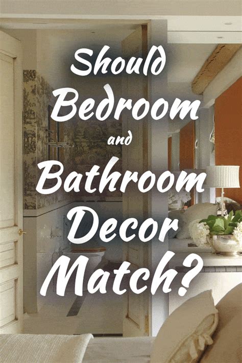 Because of that, there should be no reason why these two spaces should remain separate. Should Bedroom and Bathroom Decor Match? - Home Decor Bliss
