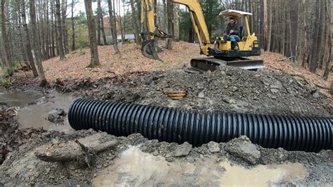 Replacing A Culvert Pipe Youtube