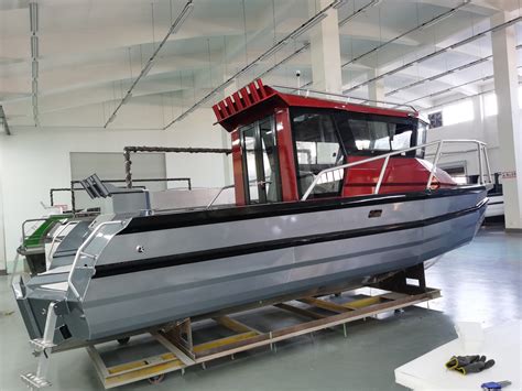 25ft Aluminum Boat For Open Water Fishing And Pleasure China Aluminum