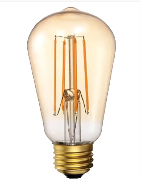 St19 Vintage Filament Lamp 7 Watt 2200k Led St19 22k