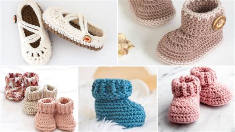 Classic Crochet Patterns For Baby Booties EasyCrochet Com