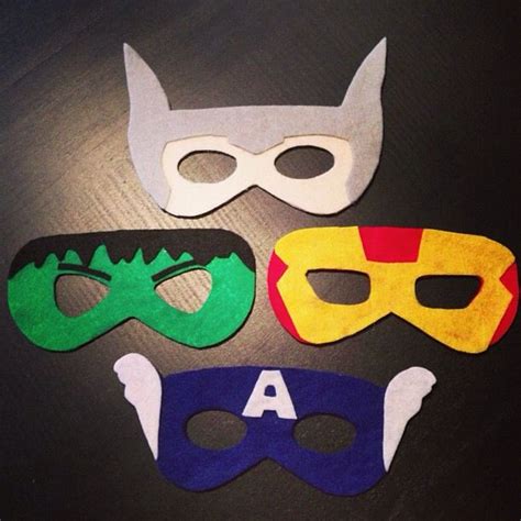 Felt Superhero Masks Super Héroe Superhéroes Antifas